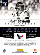 2012 Panini Absolute Matt Schaub