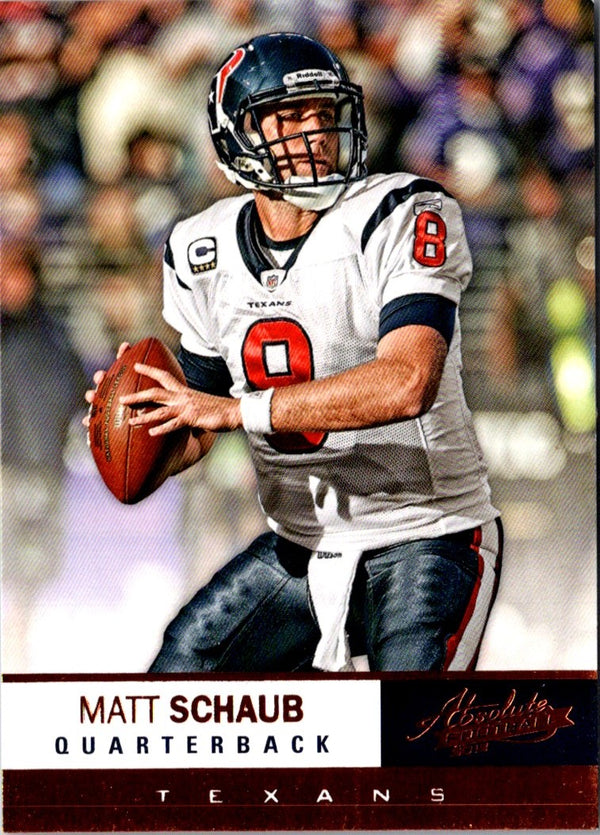 2012 Panini Absolute Matt Schaub #18