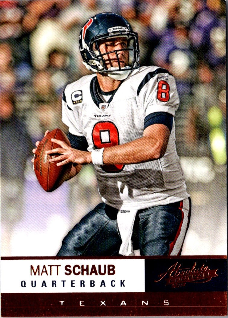 2012 Panini Absolute Matt Schaub