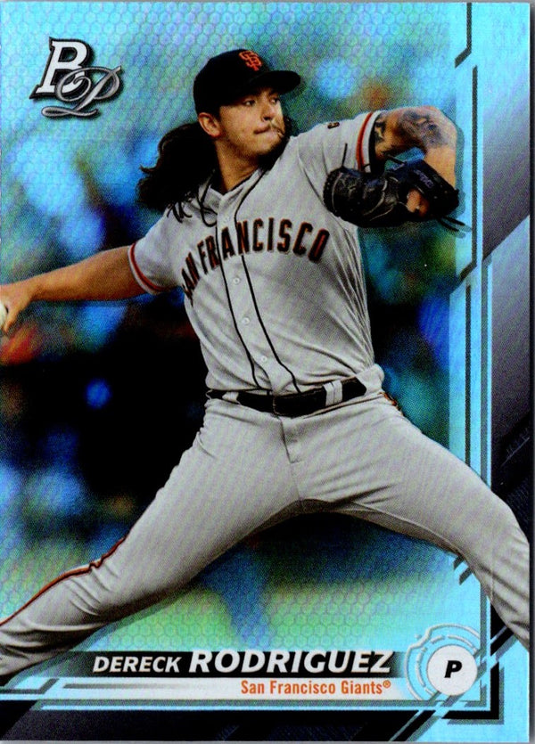 2019 Bowman Platinum Dereck Rodriguez #43