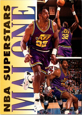 1993 Fleer NBA Superstars Karl Malone #10