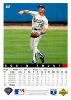 1993 Upper Deck Gold Hologram Robin Yount #587