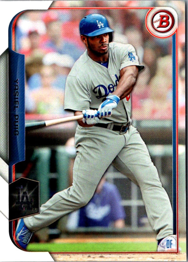 2015 Bowman Yasiel Puig #25