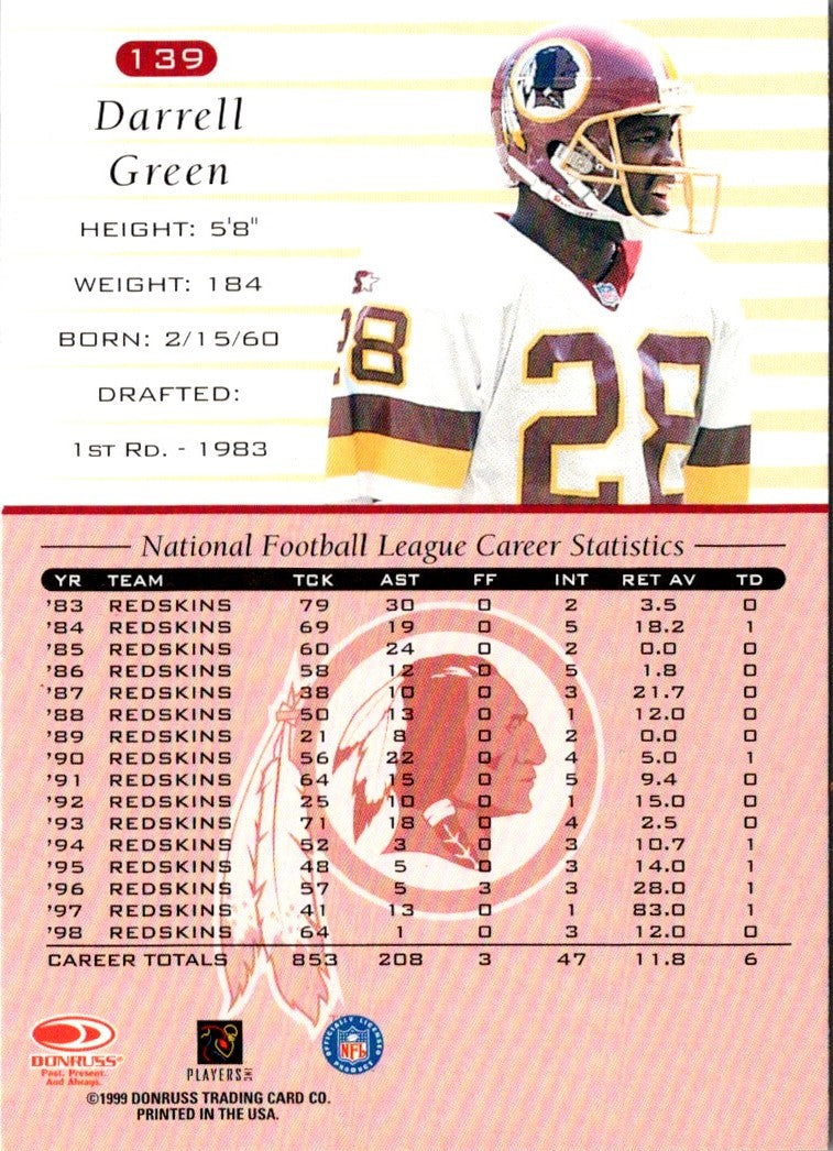 1999 Donruss Darrell Green