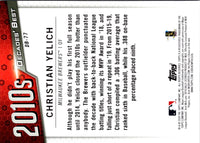 2020 Topps Update Decades' Best Christian Yelich #DB-77