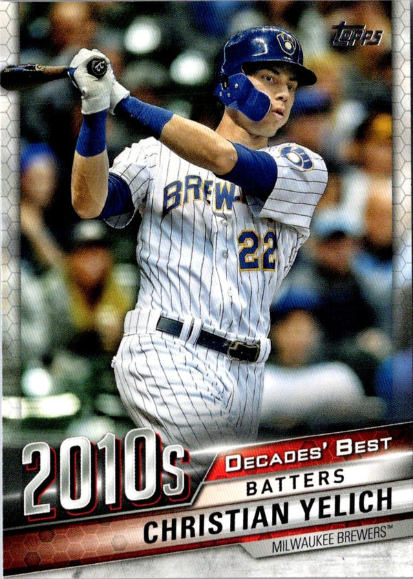 2020 Topps Update Decades' Best Christian Yelich #DB-77