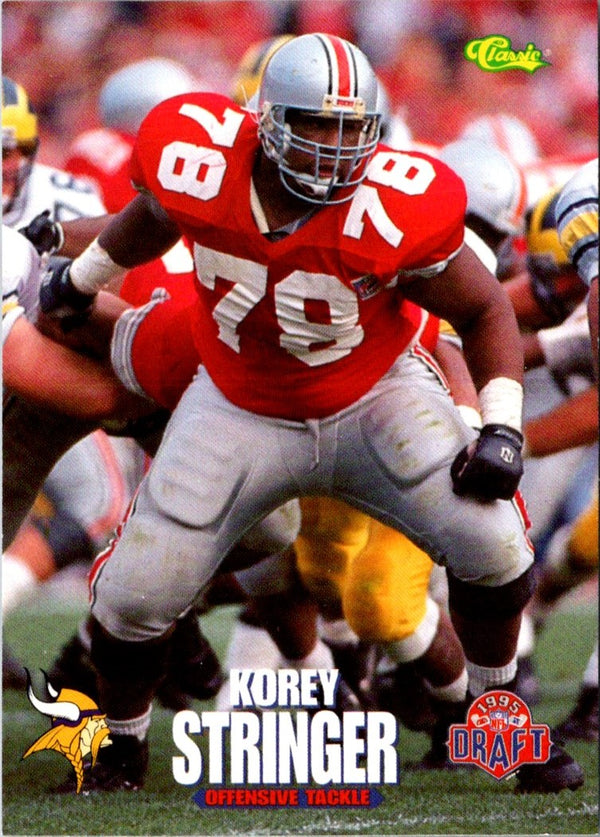 1995 Classic NFL Rookies Korey Stringer #24