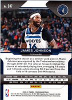 2020 Panini Prizm Blue Prizms James Johnson #247