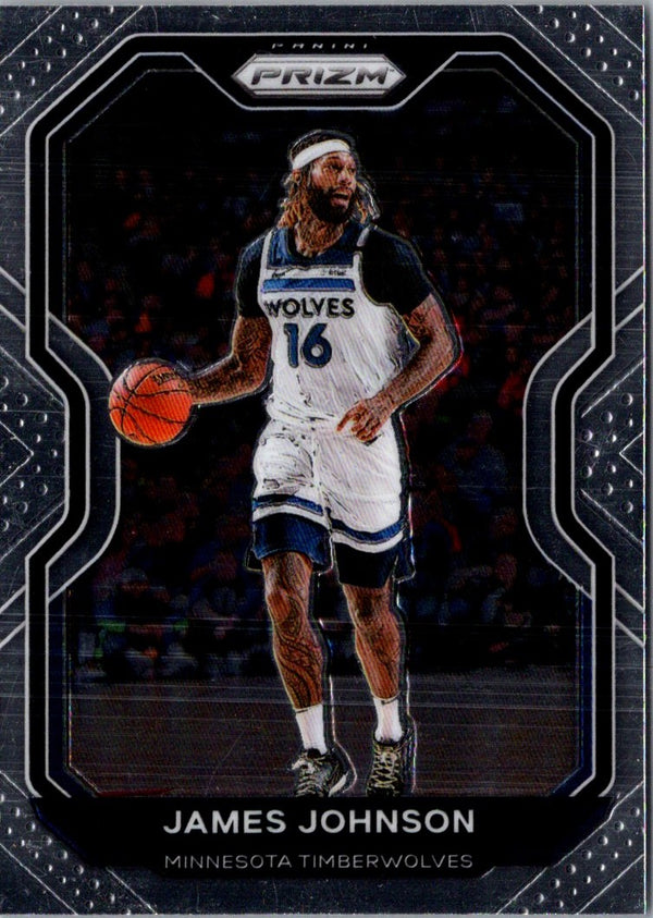 2020 Panini Prizm Blue Prizms James Johnson #247