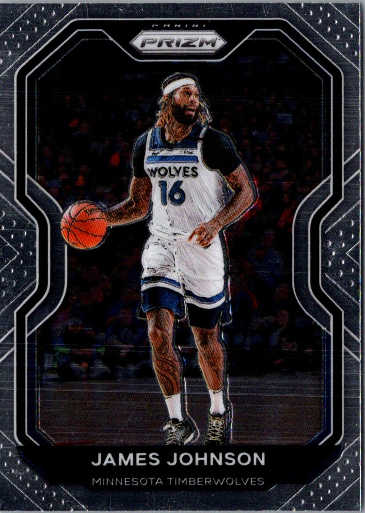 2020 Panini Prizm Blue Prizms James Johnson