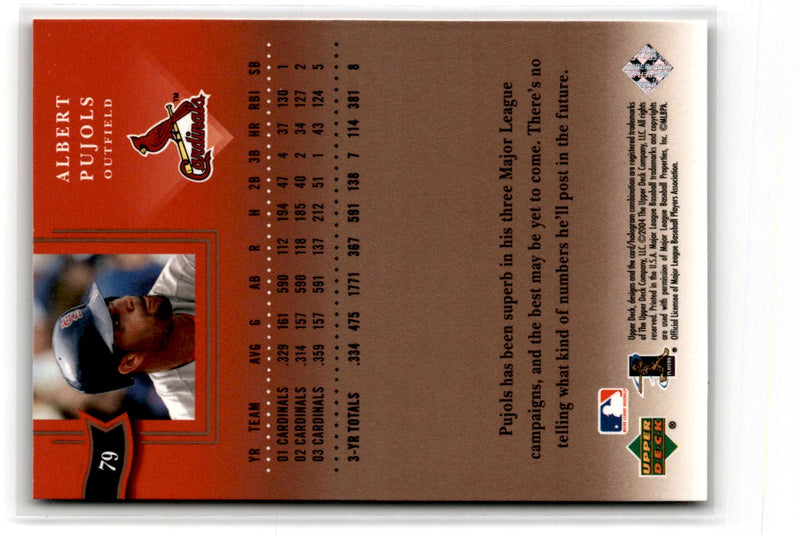 2004 Upper Deck Diamond Collection All-Star Lineup Silver Honors Albert Pujols