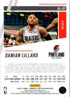 2020 Panini Chronicles Damian Lillard #65