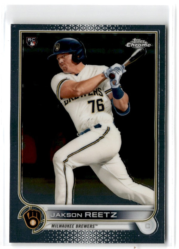 2022 Topps Chrome Jakson Reetz #157 Rookie