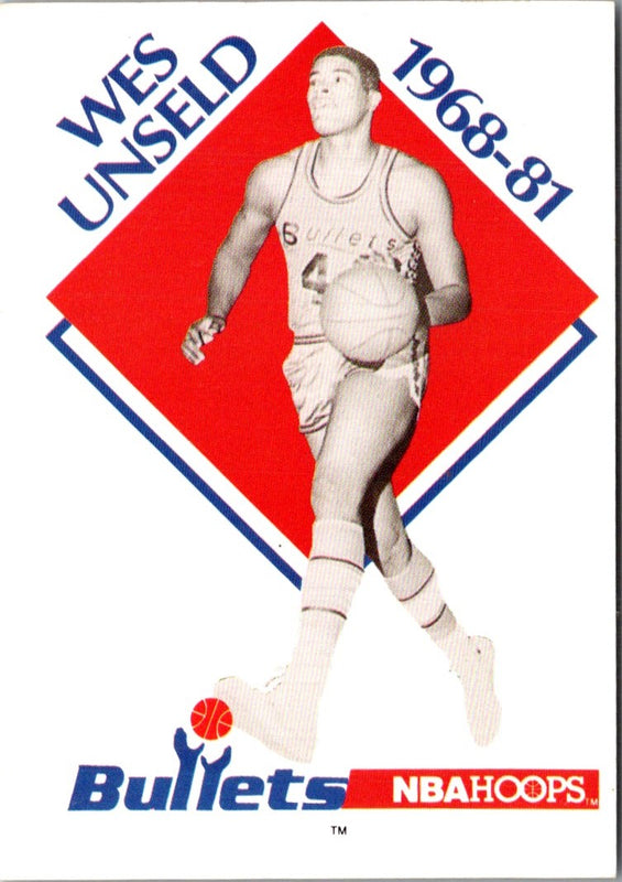 1990 Hoops Wes Unseld #344