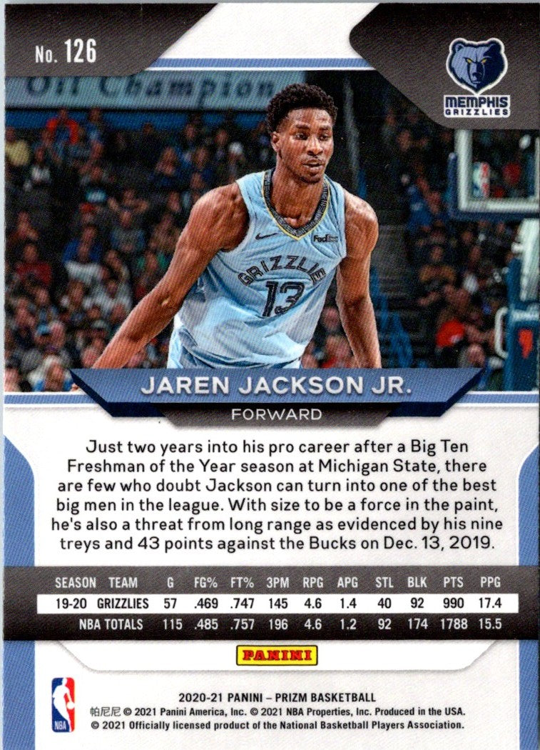 2020 Panini Prizm Jaren Jackson Jr.