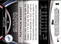 2013 Bowman Platinum Matt Kemp #20