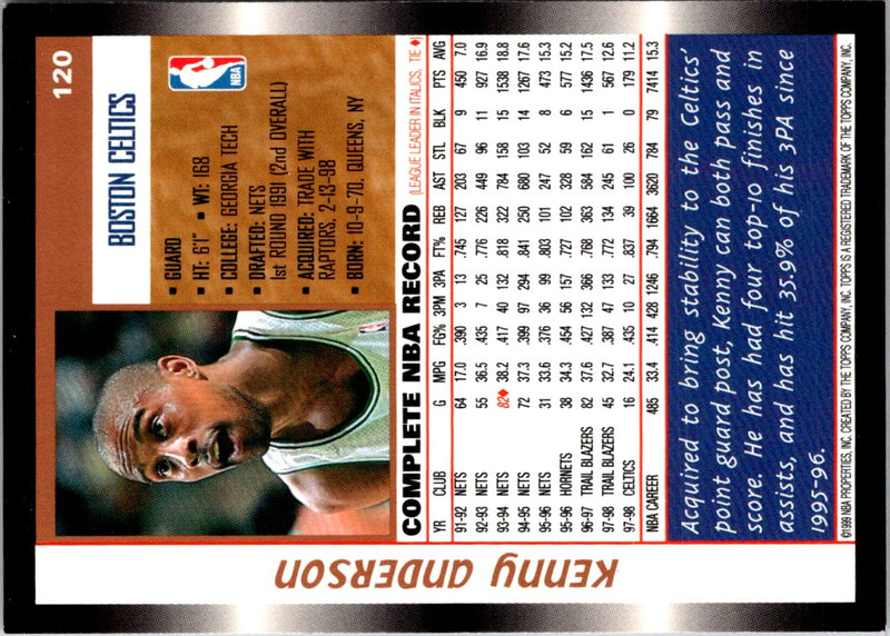 1994 Upper Deck Kenny Anderson