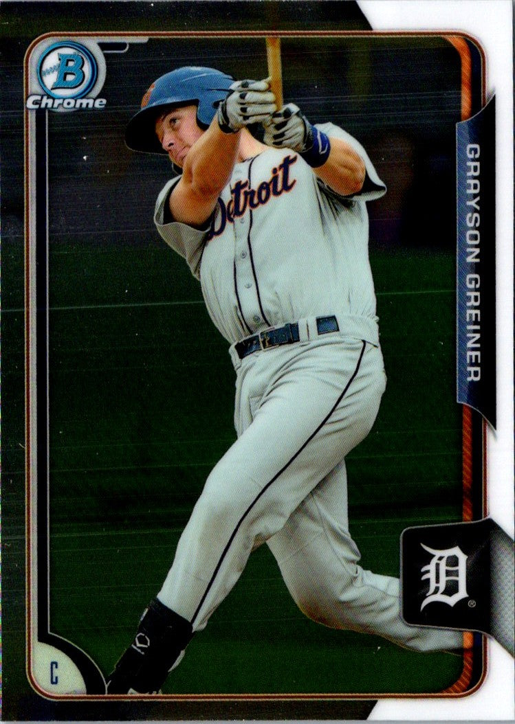 2015 Bowman Chrome Prospects Grayson Greiner