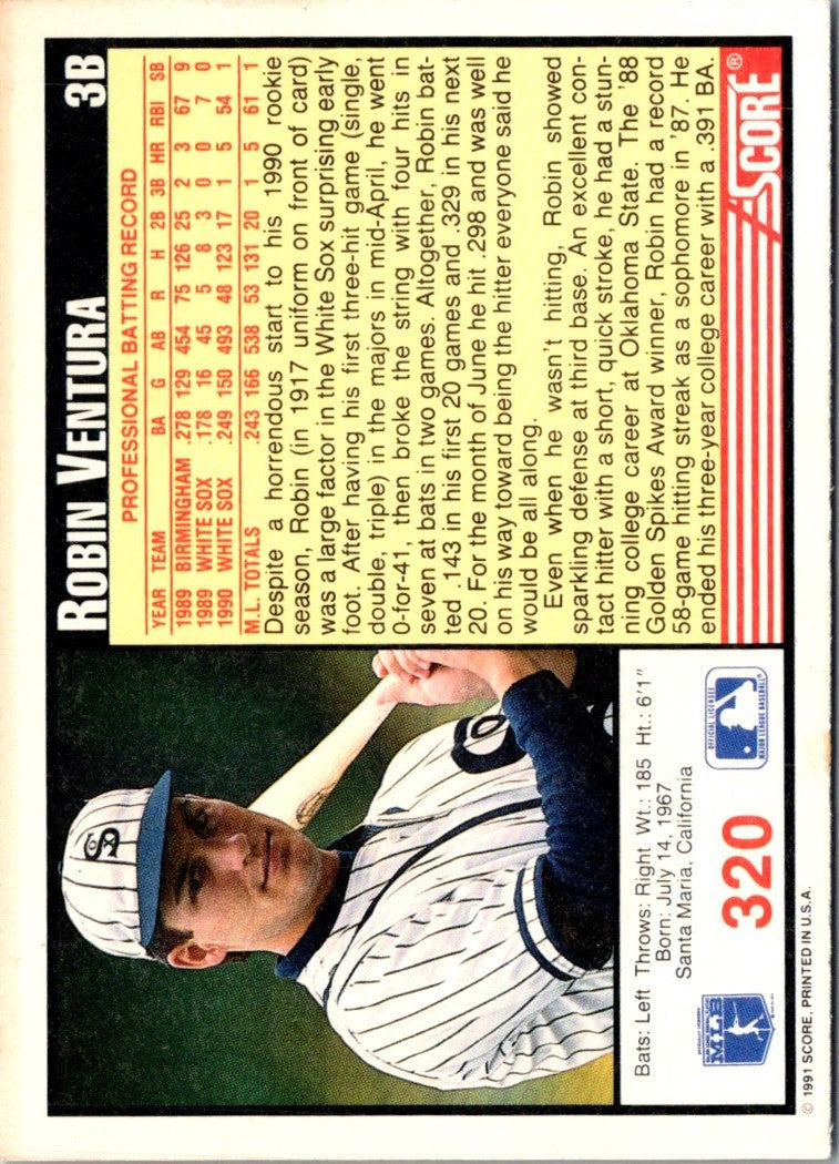 1991 Score Robin Ventura