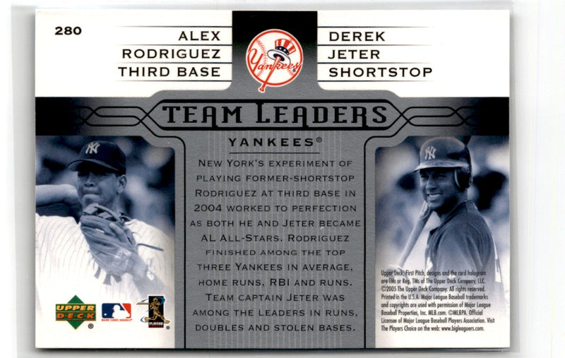 2005 Upper Deck First Pitch Alex Rodriguez/Derek Jeter