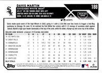 2023 Topps Davis Martin #188 Rookie