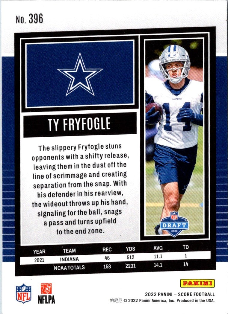 2022 Score Ty Fryfogle