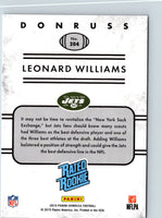 2015 Donruss Leonard Williams #204 Rookie