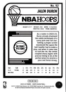 2023 Hoops Red Backs Jalen Duren