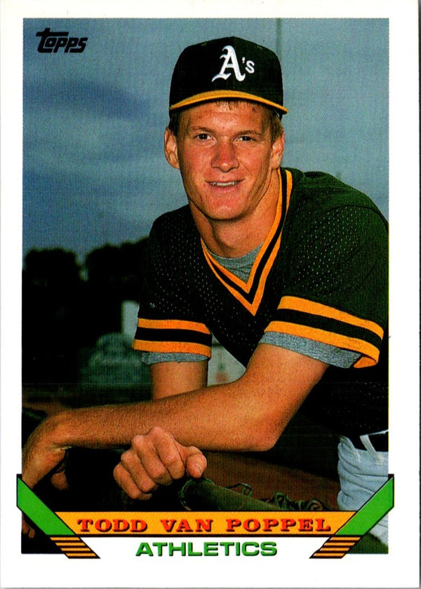 1993 Topps Todd Van Poppel #673