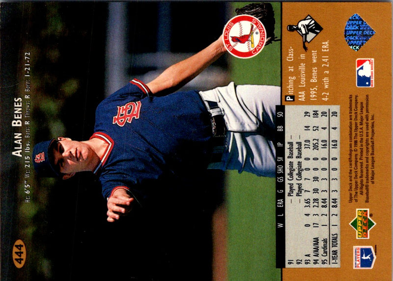 1996 Upper Deck Alan Benes