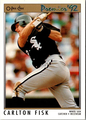 1992 O-Pee-Chee Premier Carlton Fisk #86
