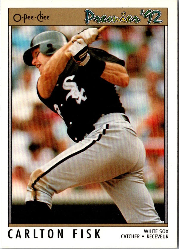 1992 O-Pee-Chee Premier Carlton Fisk #86