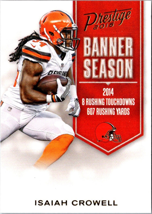 2016 Panini Prestige Banner Season Isaiah Crowell #39