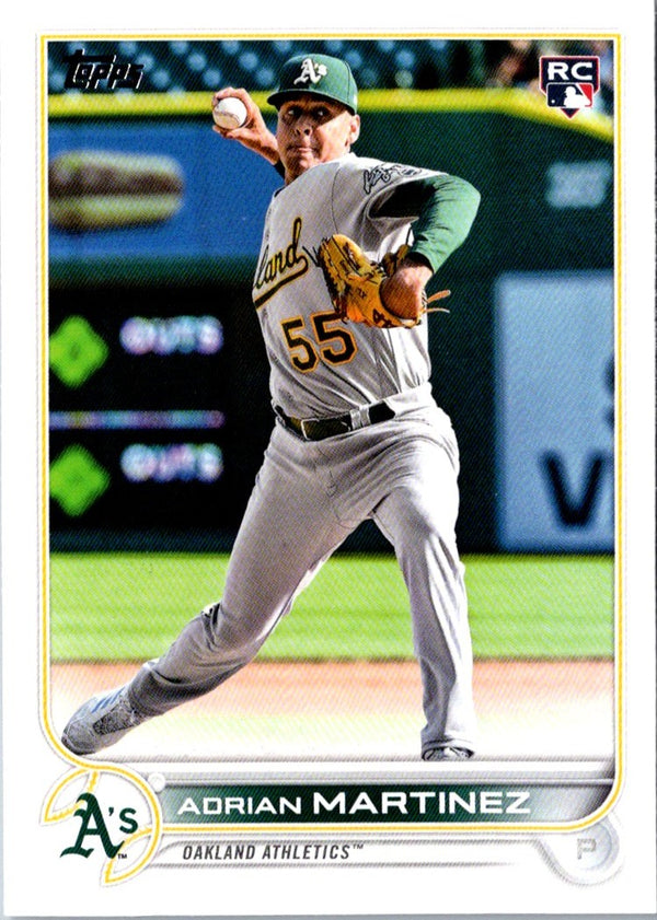 2022 Topps Update Adrian Martinez #US77 Rookie