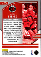 2021 Panini Chronicles Scottie Barnes #225 Rookie