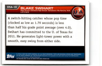2010 Bowman Chrome USA Stars Blake Swihart #USA-18