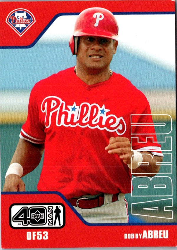 2002 Upper Deck 40-Man Bobby Abreu #883