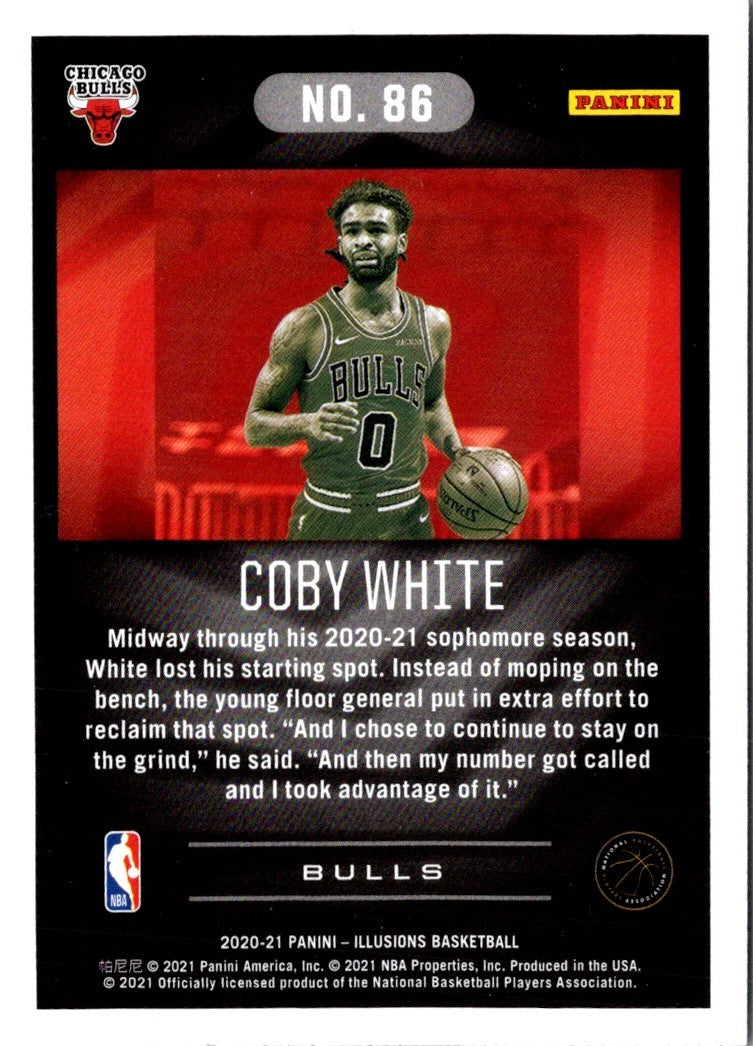 2020 Panini Illusions Asia Red Coby White