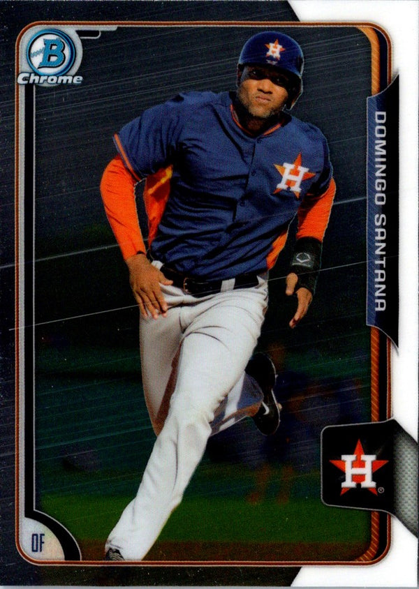 2015 Bowman Chrome Prospects Domingo Santana #BCP109