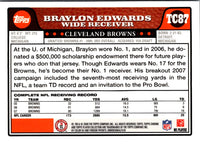 2008 Topps Chrome Braylon Edwards #TC87