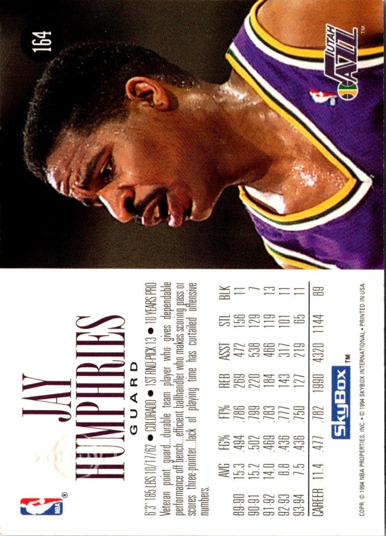 1994 SkyBox Jay Humphries