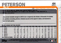 2019 Topps Jace Peterson #404