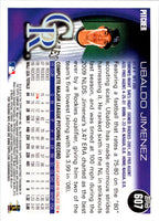 2010 Topps Ubaldo Jimenez #607