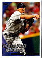2010 Topps Ubaldo Jimenez #607