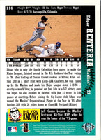 1997 Collector's Choice Edgar Renteria #116