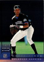 1998 Leaf Rookies & Stars True Blue Neifi Perez #106