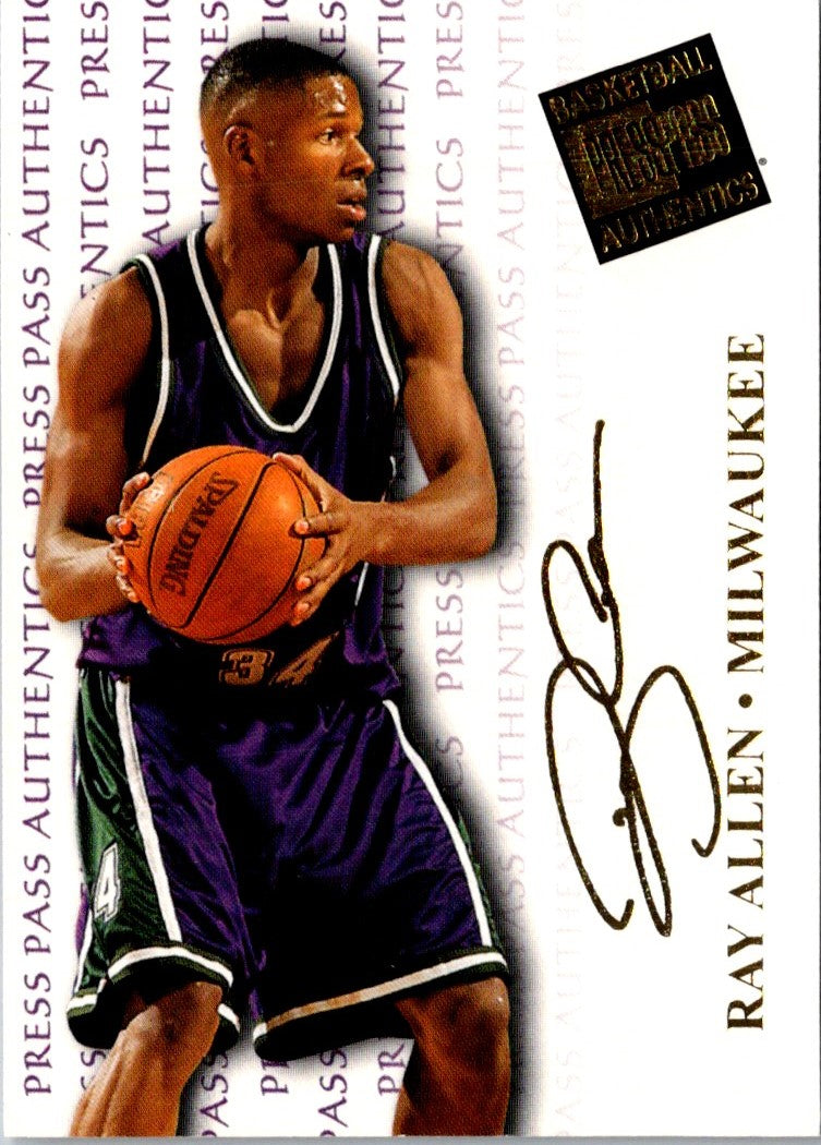 1998 Press Pass Authentics Hang Time Ray Allen