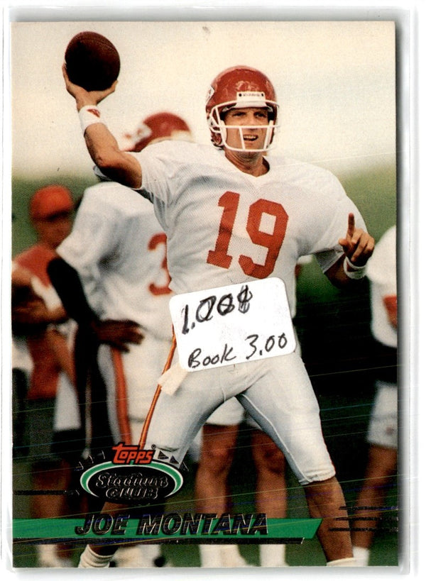 1993 Stadium Club Joe Montana #440