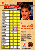 1992 Bowman Doug Weight #36