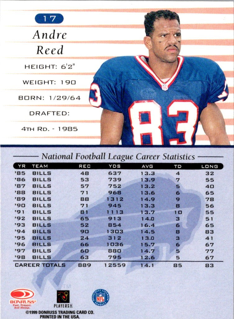 1999 Donruss Andre Reed